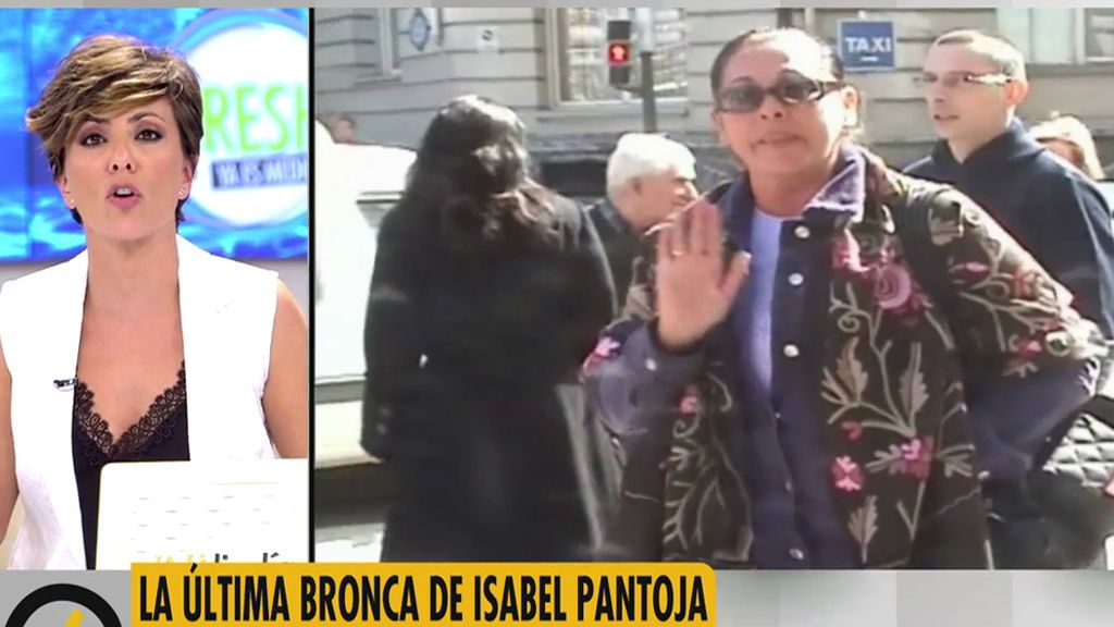 Isabel Pantoja impide que 'Ya es mediodía' emita unas imágenes suyas discutiendo con un paparazzi