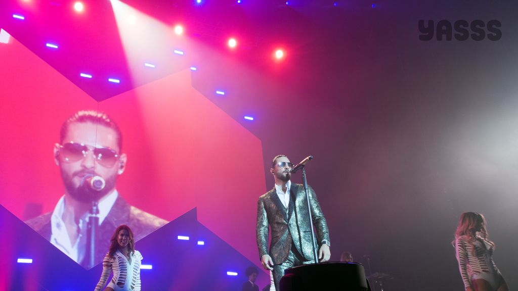 Maluma y su 'party' en Madrid: las fotos del concierto