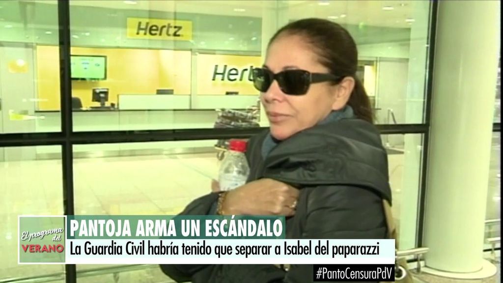 La Guardia Civil habría tenido que intervenir para separar a Isabel Pantoja de un paparazzi tras una discusión