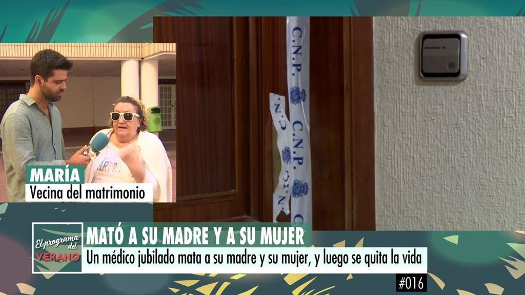Vecina del hombre que se suicidó tras matar a su mujer y a su madre en Zaragoza: "Las formas del crimen no fueron por compasión"