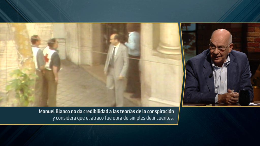 Manuel Blanco niega la conspiración del 23F en el asalto al Banco Central: "Fueron simples delincuentes"