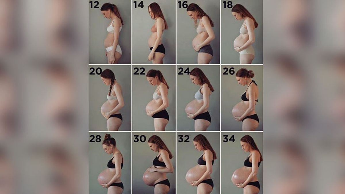 Una mujer muestra qué supone estar embarazada de trillizos y se hace viral