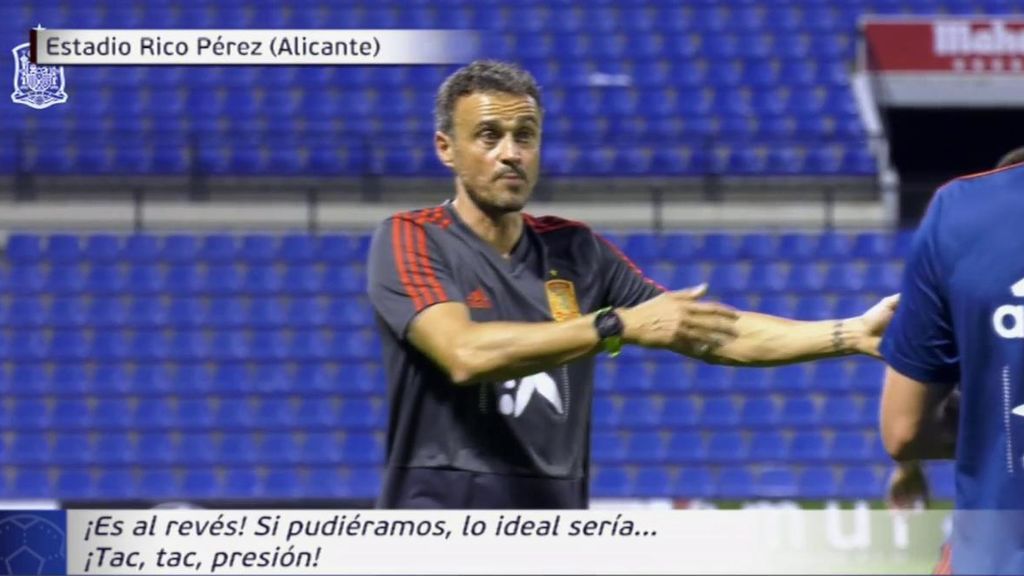 ¡Tac, tac, presión!: las instrucciones de Luis Enrique a sus jugadores