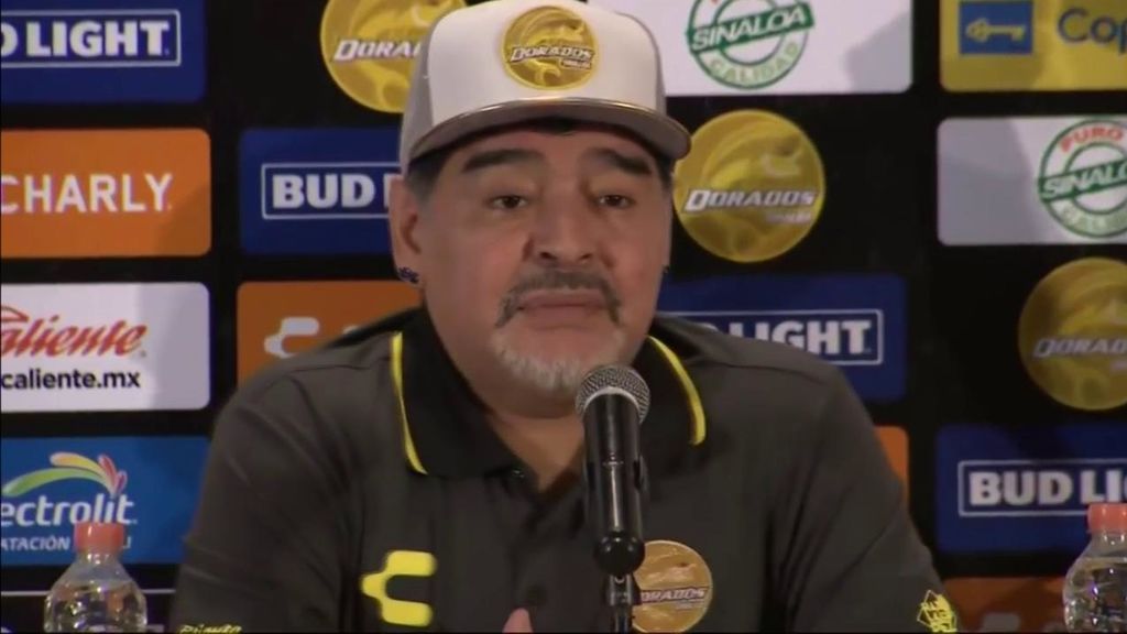 Maradona en estado puro: Yo no me escondo, ni mato, ni miento"