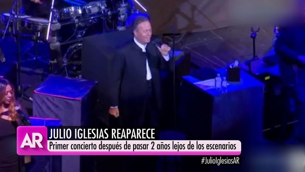 La vuelta de Julio Iglesias a los escenarios tras los rumores de sus problemas de salud