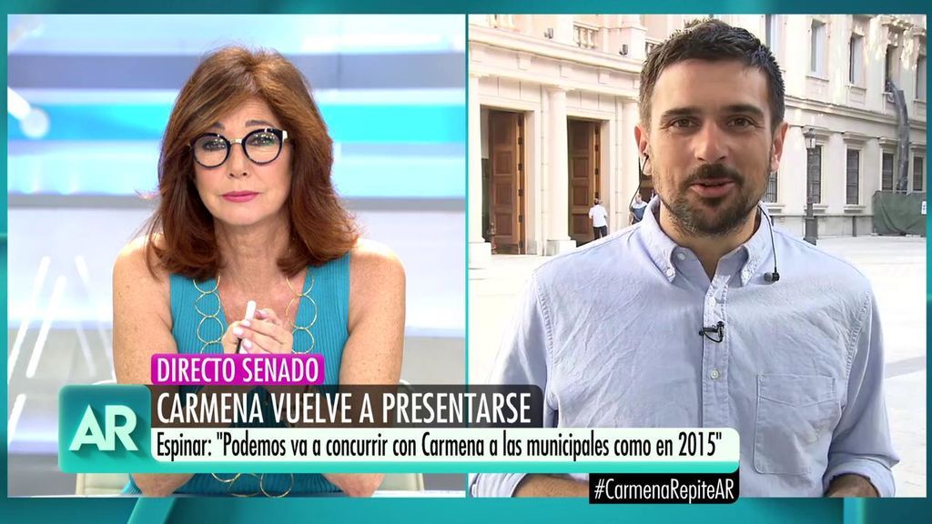 Ramón Espinar, a Ana Rosa: "No te quepa duda de que Carmena va a ser la candidata de Podemos"