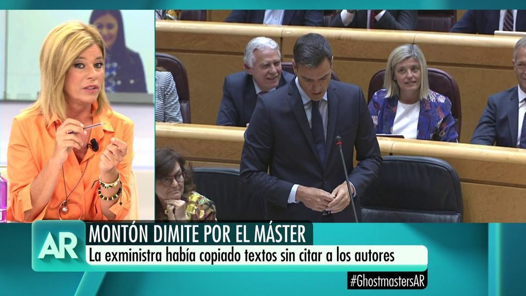 Esther Palomera: "Sánchez apoyó a Montón hasta que pudo porque ella había dado la cara por él antes"