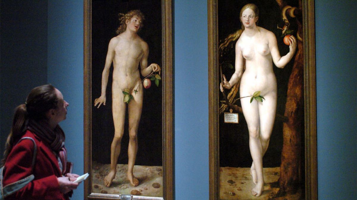 Cuadro de Adán y Eva