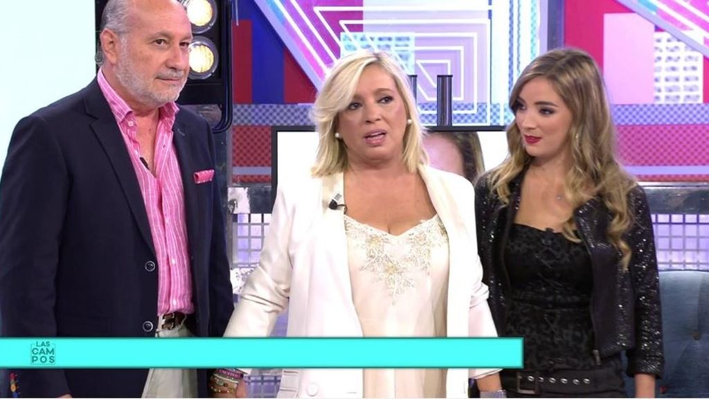 ¡Ahora sí! Carmen Borrego debe estar contentísima con su cambio y, además, sus familiares están encantados