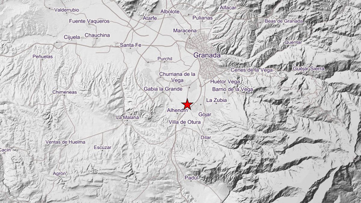 Un terremoto de 3.2 grados hace temblar a Granada