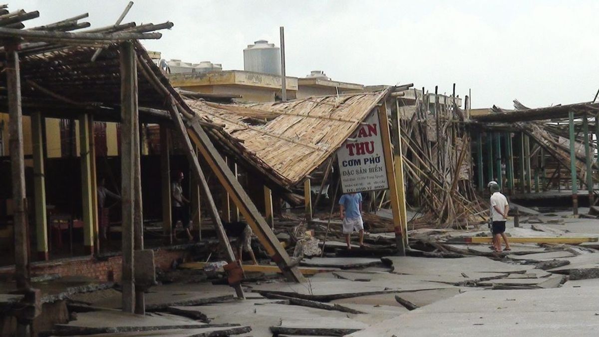 Dos muertos por el tifón Mangkhut: advierten de crecidas de hasta seis metros de altura en las localidades costeras