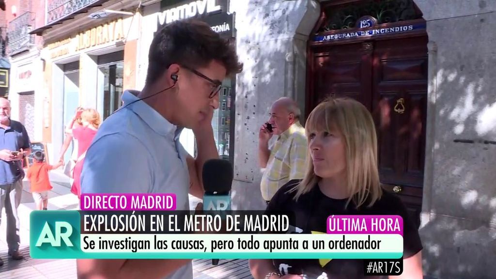 Testigo de la explosión en el metro de Madrid: "Muchos han creído que era una bomba o un derrumbe"