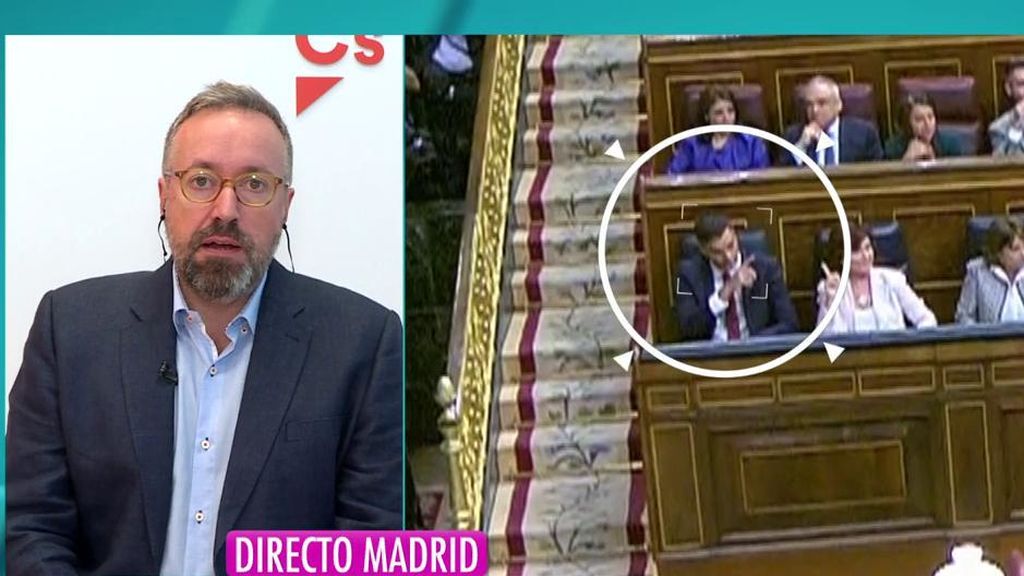 Girauta, sobre Pedro Sánchez: "Él es el único que ha personalizado señalando con el dedo a Albert Rivera"