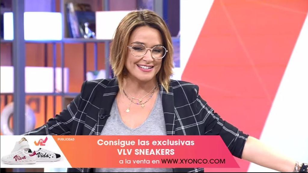 Toñi Moreno ya tiene sus VLV sneakers ¡Descúbrelas!
