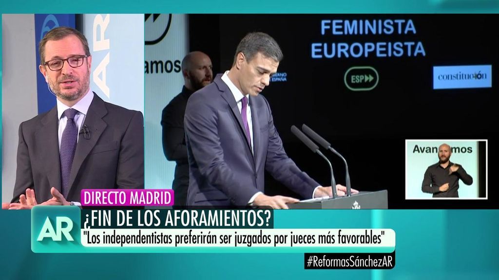 Maroto, sobre la reforma constitucional de Sánchez: "Es la puerta de entrada al derecho de autodeterminación"