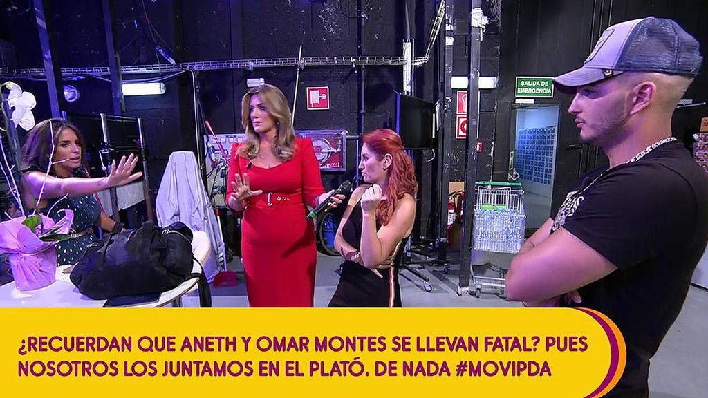 Anabel Pantoja se mosquea en directo con el novio de su prima Isa