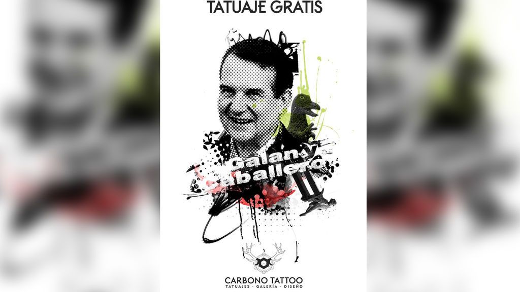 Regalan un tatuaje con la cara del alcalde de Vigo