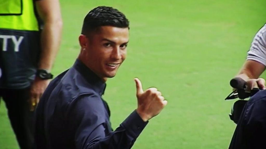 Cristiano Ronaldo ya está en España con la Juventus: así ha sido su recibimiento en Valencia