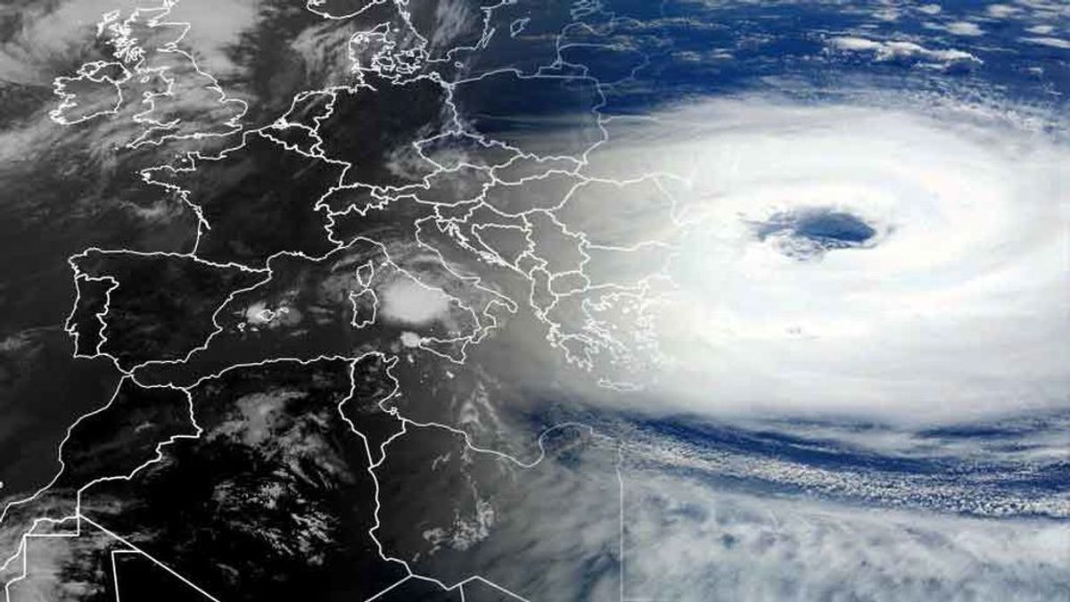Alerta en el Mediterráneo: un huracán se podría formar en las próximas horas