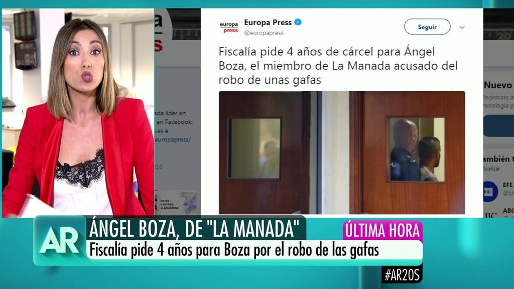 Fiscalía pide cuatro años para Ángel Boza, el 'aspirante' de 'La Manada',  por el robo de las gafas
