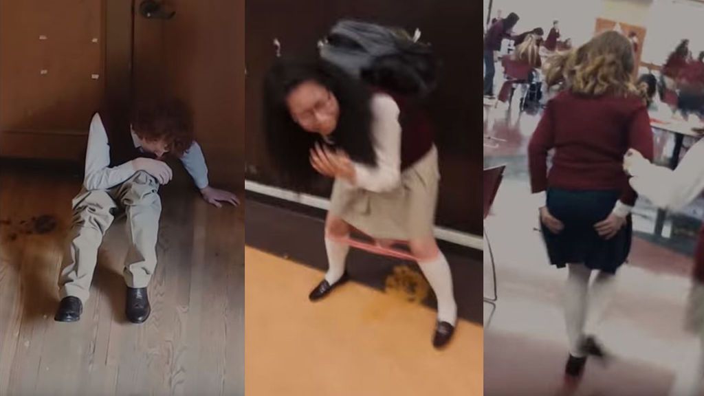 Alumnos defecando y vomitando por los pasillos: el vídeo viral que resultó ser una 'fake new'