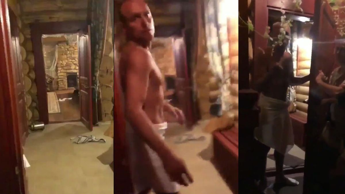 La esposa del capitán del Spartak de Moscú le pilla con otra en una sauna y se filtra el vídeo en las redes sociales