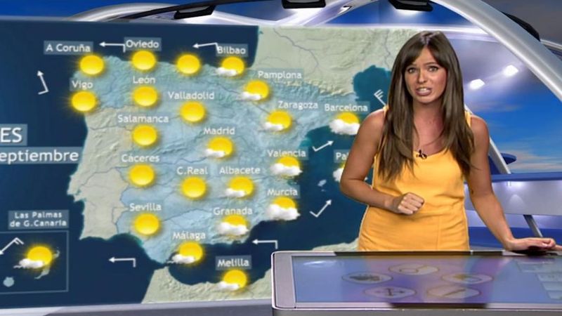Primer día de otoño cielos despejados y temperaturas