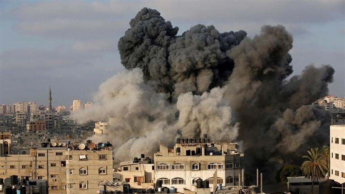 Al menos once heridos en la Franja de Gaza por un ataque aéreo israelí en la frontera
