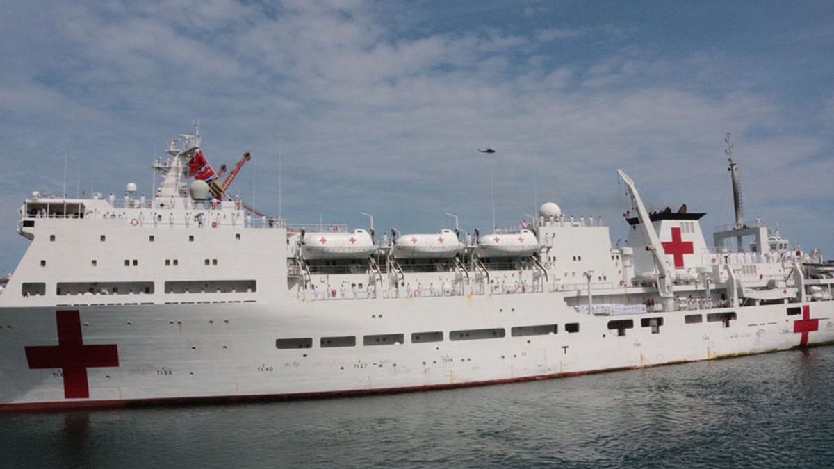El buque hospital chino ‘Arca de la Paz’ llega a Venezuela en medio de crisis de salud