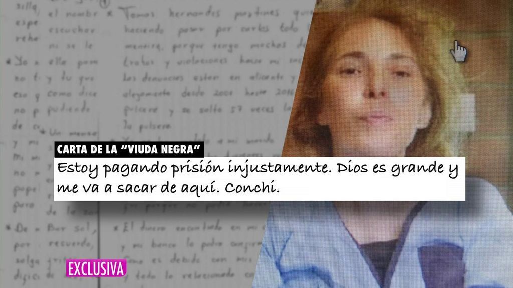 La carta de la 'viuda negra' de Alicante: "No me casé por ningún interés, yo sabía que José Luis no tenía dinero"