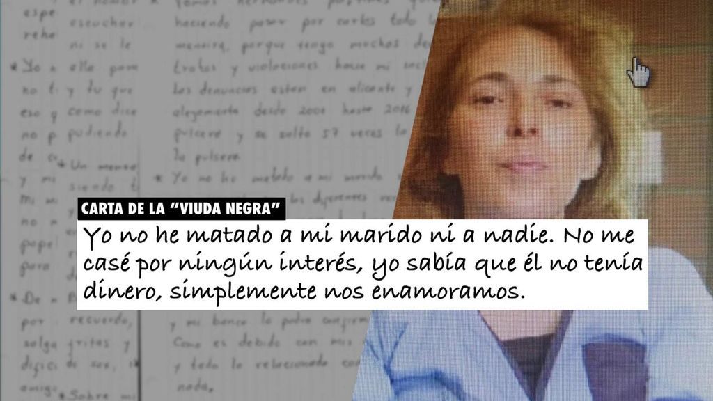 Avance: la 'viuda negra' de Alicante escribe una carta a 'El programa de Ana Rosa'