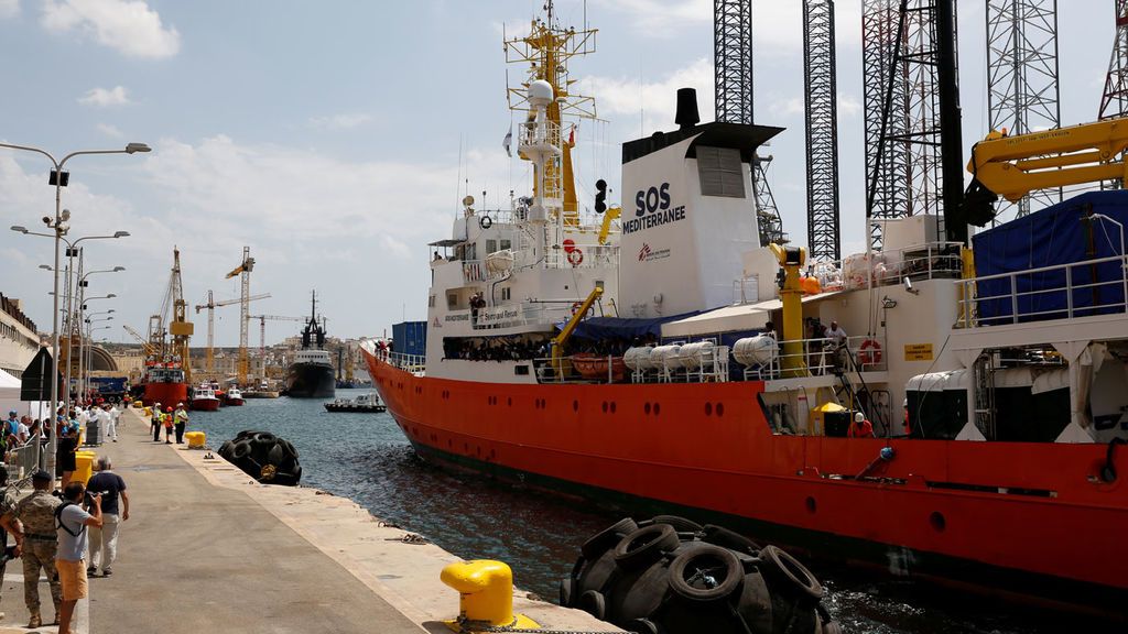 El Aquarius pide una bandera a la UE después de que Panamá le retirara su pabellón