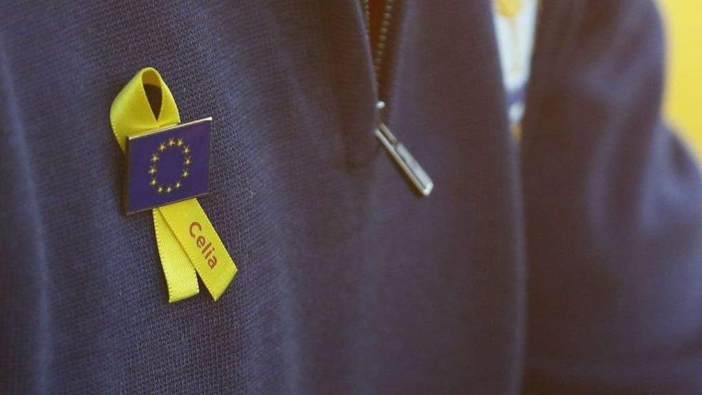 Los golfistas europeos de la Ryder portarán un lazo amarillo en recuerdo a Celia Barquín