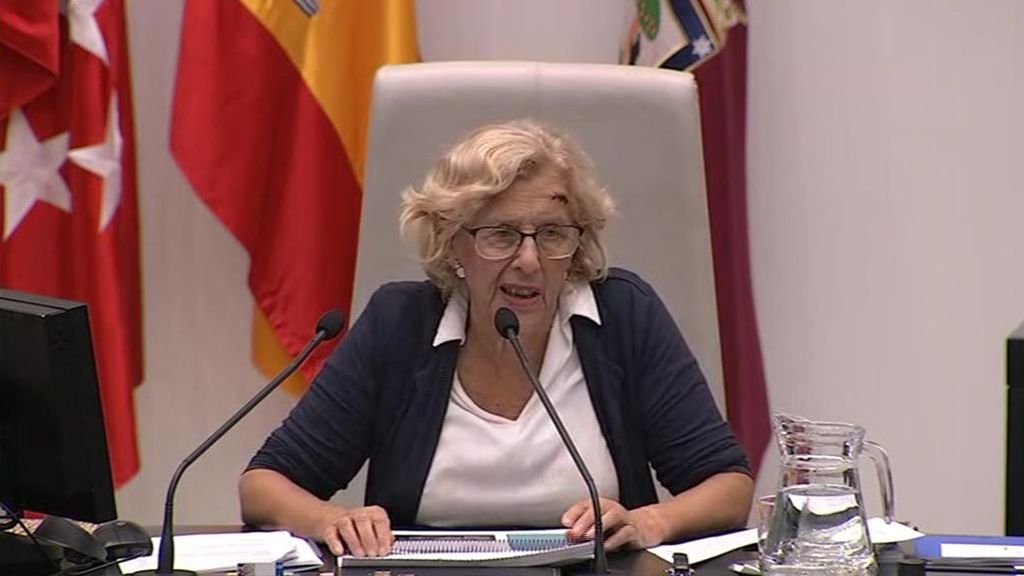 Así es la 'herida de guerra' de Carmena