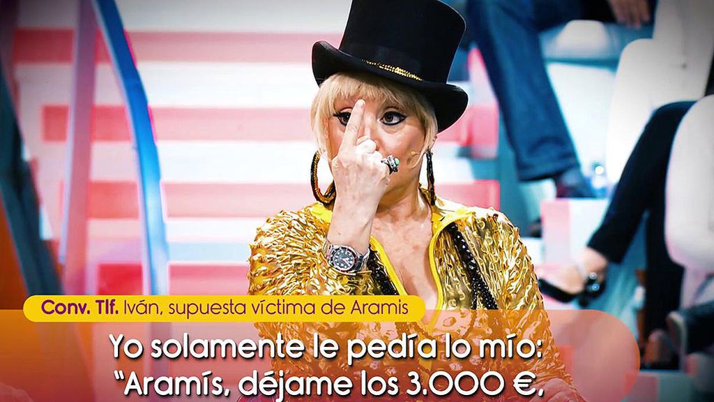 Los audios en los que presuntamente Aramís estafa 3.000€ a un cantante: "Puedo hablar con Paulina Rubio o Julio Iglesias"