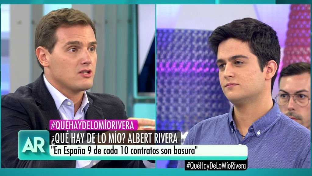 Estudiante pregunta a Albert Rivera: "¿Va a consentir la fuga de cerebros?"