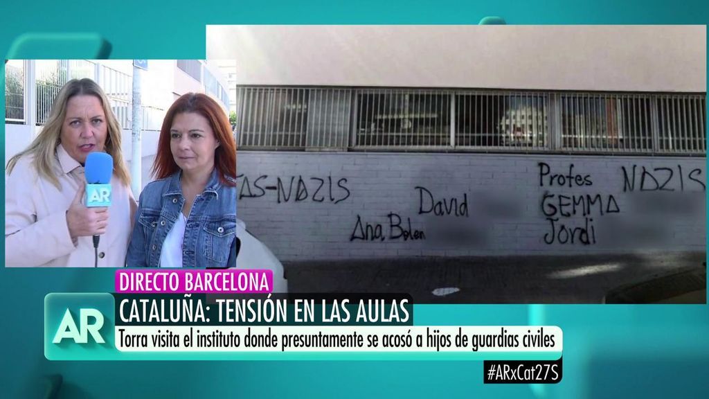 Torra visita el instituto donde presuntamente se acosó a hijos de guardias civiles