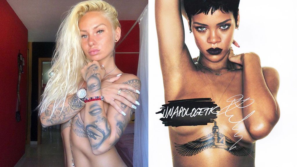 Nicol Hartman le copió un tatuaje a Rihanna su tatuaje bajo los pechos y le llovieron las críticas: "Sabía que me iban a dar por todos los lados"