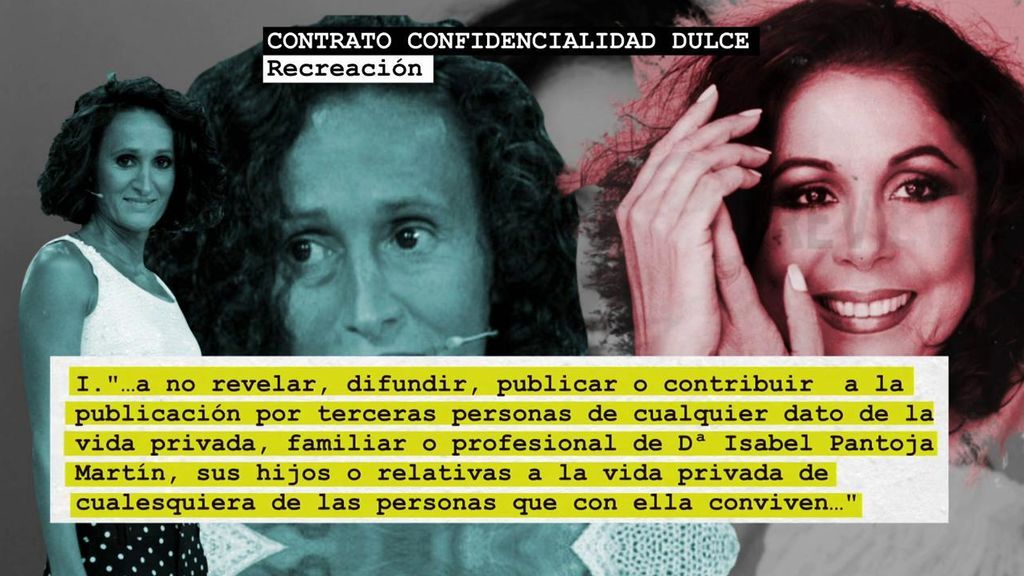 El contrato de confidencialidad que firmó Dulce cuando trabajaba para Isabel Pantoja