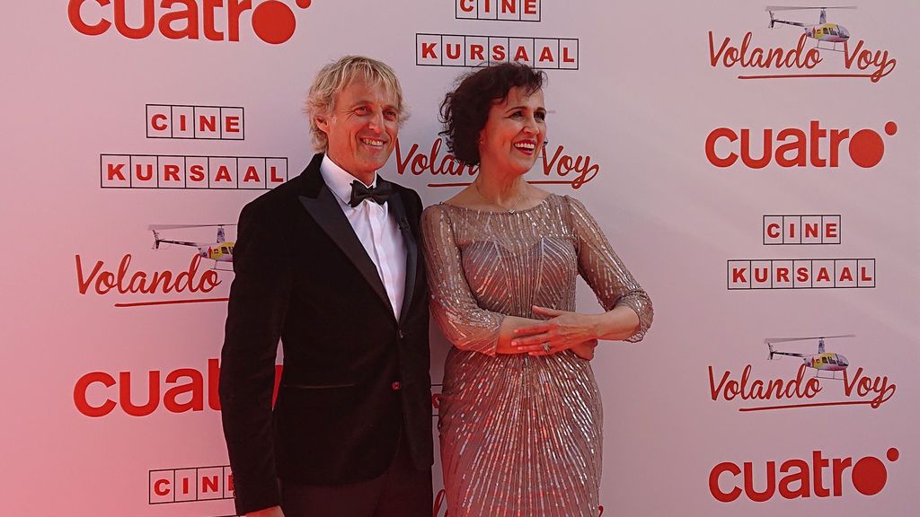 Jesús Calleja, en la inauguración del cine Kursaal en 'Volando voy'.