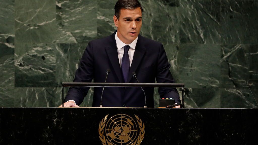 Sánchez, en la ONU: "No es tiempo de mensajes nacionalistas o excluyentes"