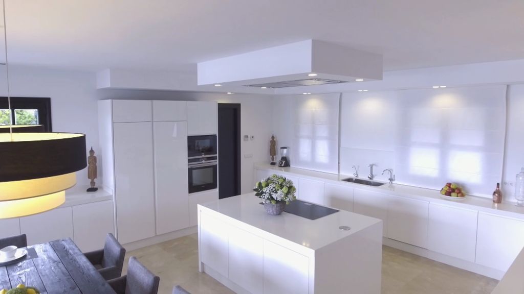 Además de bonita, moderna: ¡La cocina se activa a través de un iPad!