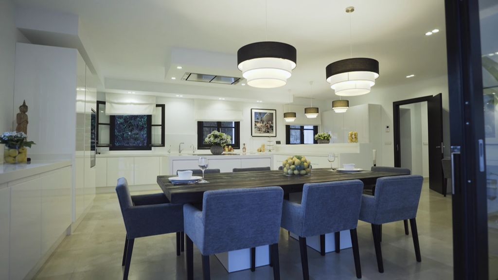 Cocina con comedor, todo al detalle