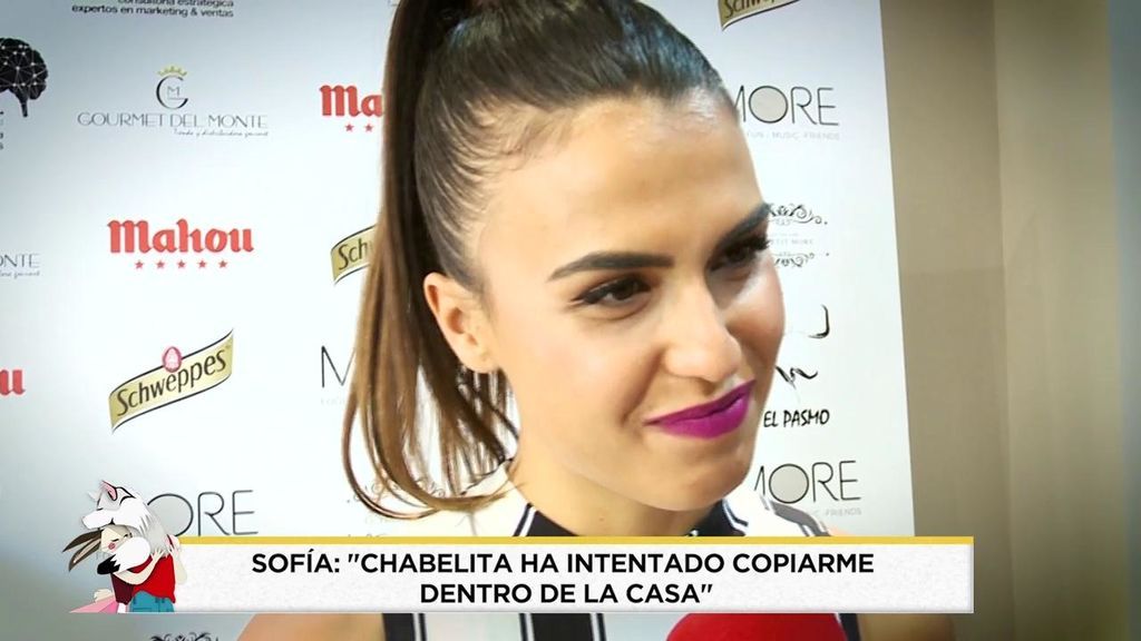 Sofía, sobre el paso de Chabelita en 'GH VIP': "Me intentó copiar y no le ha salido bien"