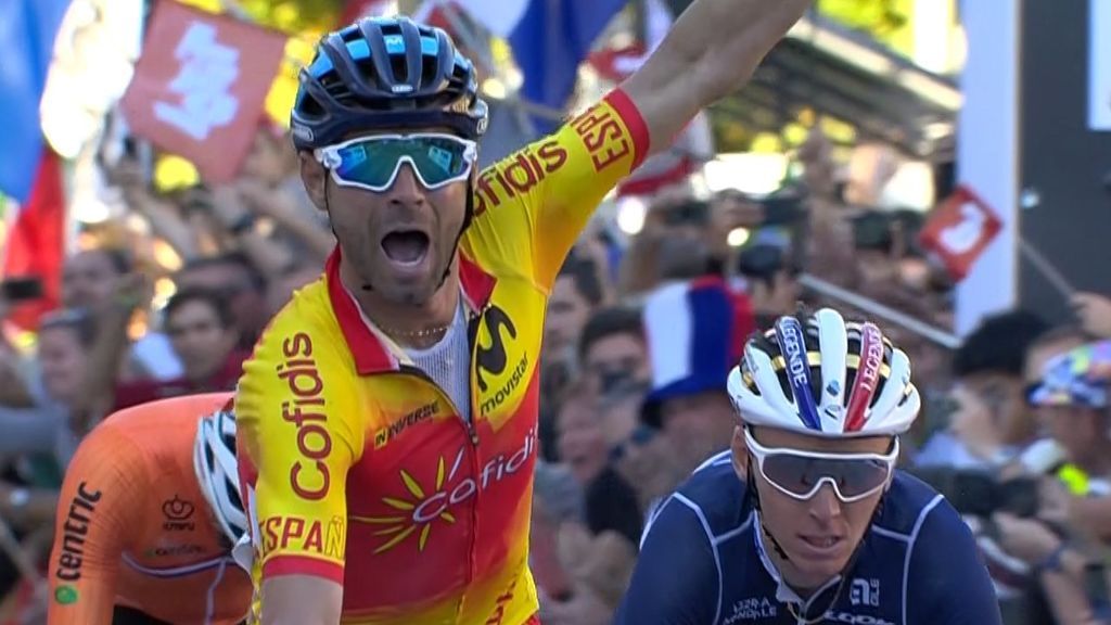 Alejandro Valverde se proclama campeón del mundo Alejandro Valverde se proclama campeón del mundo