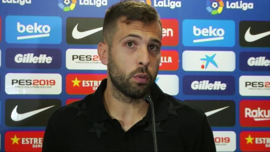 Jordi Alba defiende la decisión de Valverde de dar descanso a Messi