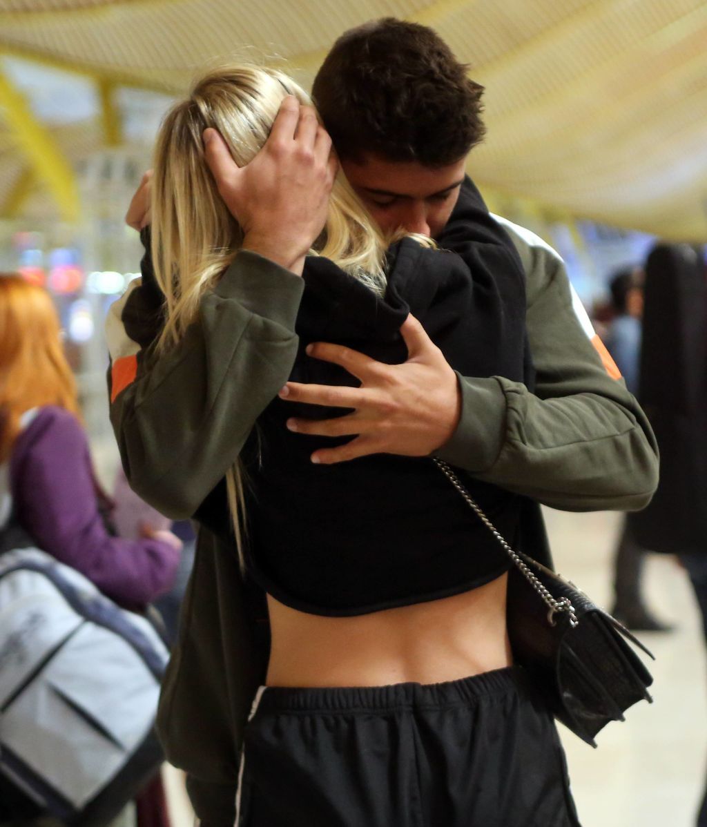 Anita Matamoros y Javi Tudela se han fundido en un emotivo abrazo