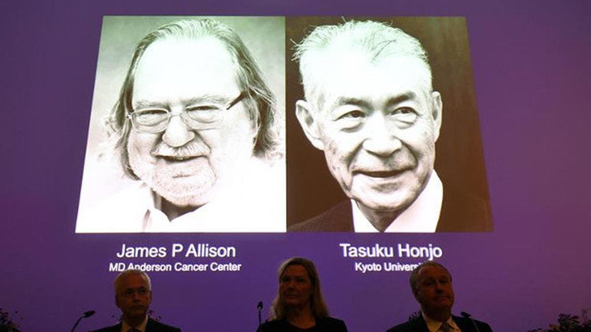 James Alisson y Tasuku Honjo, premios Nobel de Medicina 2018