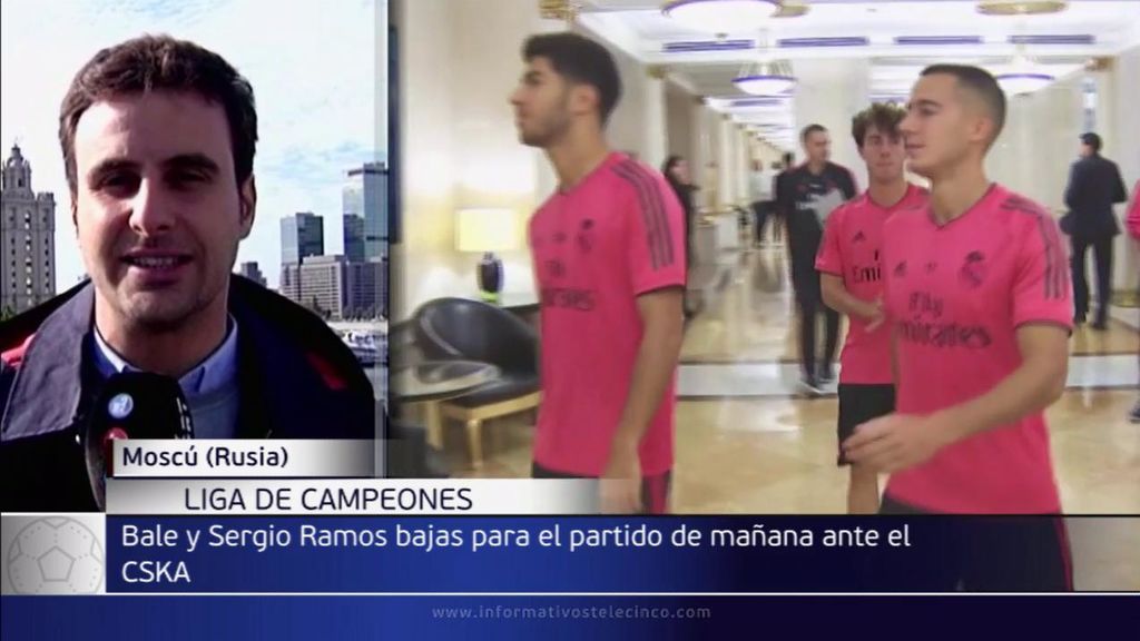 Sin Bale y sin Ramos: el Madrid ya está en Moscú