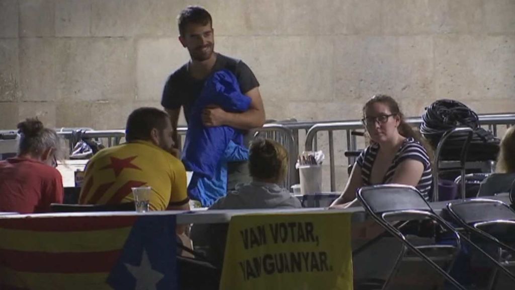 Los soberanistas catalanes celebran el primer aniversario del 1-O